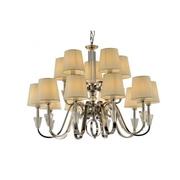 Люстра iLamp Alesti P2424-10+5 Nickel