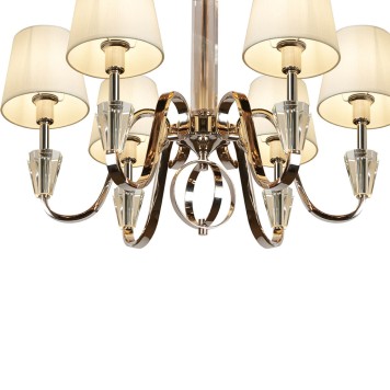 Люстра iLamp Alesti P2424-6 Nickel-3