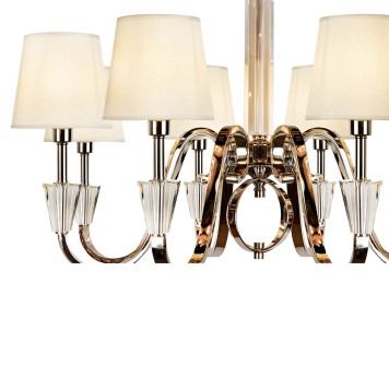 Люстра iLamp Alesti P2424-8 Nickel-3