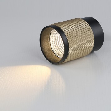 Светильник точечный iLedex Delta 1955-10W-3000K-36 BK+BR-2