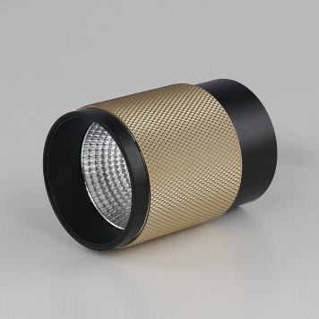 Светильник точечный iLedex Delta 1955-10W-3000K-36 BK+BR-3