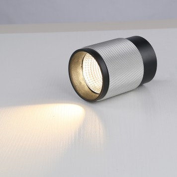 Светильник точечный iLedex Delta 1955-10W-3000K-36 BK+SL-2