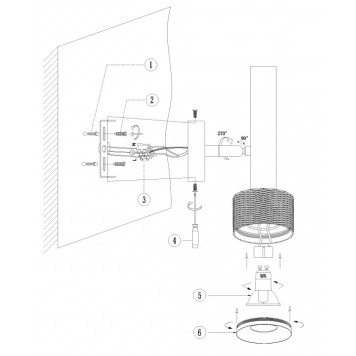 Спот iLedex Delta 2360-1 BK+BR-5