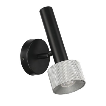 Спот iLedex Delta 2360-1 BK+SL-1