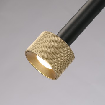 Люстра iLedex Delta 2362-1 BK+BR-3