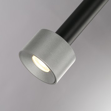 Люстра iLedex Delta 2362-1 BK+SL-2