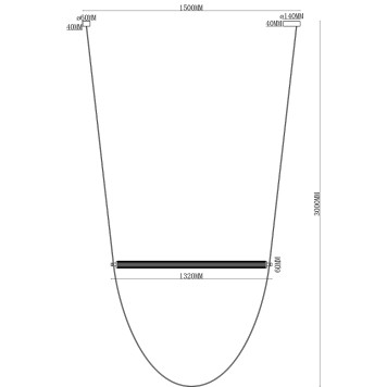 Люстра iLedex Rocks 2413XL OR-1