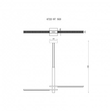 Люстра iLedex Vision 4722-97 SGD-1
