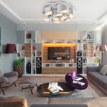 Светильник потолочный iLedex Nova 8189-6+3-X-T WH-3