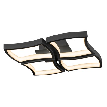 Светильник потолочный iLedex Roomy 8196-4-X-T BK-1