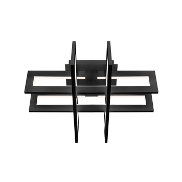 Светильник потолочный iLedex Stalker 9082-600*600-X 96W BK-1