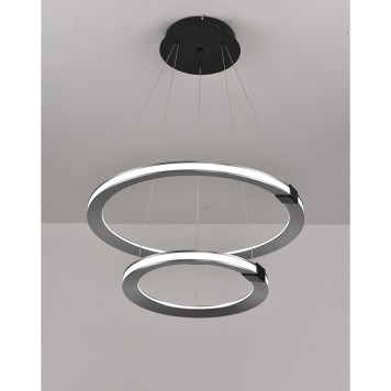 Люстра iLedex Vision 9225-6+4SD GR+BK-1