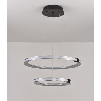 Люстра iLedex Vision 9225-6+4SD GR+BK-3