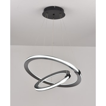 Люстра iLedex Vision 9225-8+5SD GR+BK-1