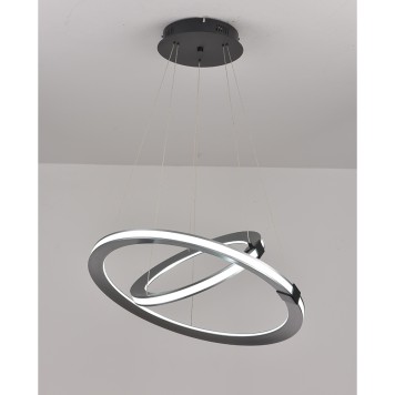 Люстра iLedex Vision 9225-8+5SD GR+BK-2