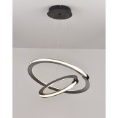 Люстра iLedex Vision 9225-8+5SD GR+BK Люстра iLedex Vision 9225-8+5SD GR+BK