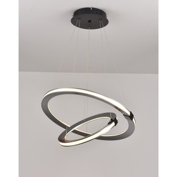 Люстра iLedex Vision 9225-8+5SD GR+BK