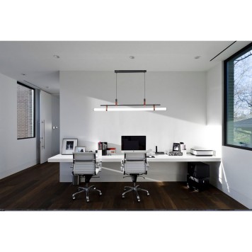 Люстра iLedex Zoom 9498P-32W-3000K BK-BR-WH-2