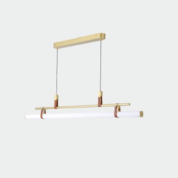 Люстра iLedex Zoom 9498P-46W-3000K GL-BR-WH-1