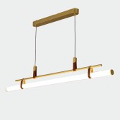 Люстра iLedex Zoom 9498P-46W-3000K GL-BR-WH Люстра iLedex Zoom 9498P-46W-3000K GL-BR-WH