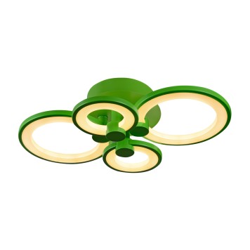 Светильник потолочный iLedex Ring A001/4 Green-1