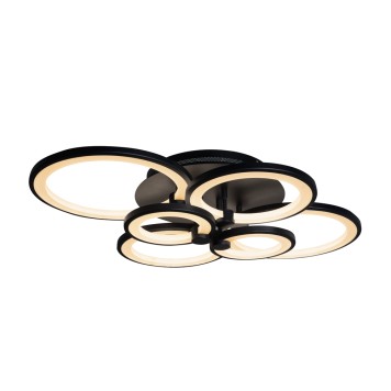 Светильник потолочный iLedex Ring A001/6 BK-1