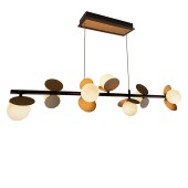 Люстра iLedex Savage C4644-7 MBK+SGD Люстра iLedex Savage C4644-7 MBK+SGD