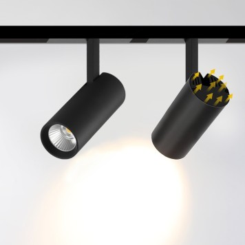 Трековый светильник iLedex VISION48/22 SMART 4822-007-D75-30W-38DG-BK-1