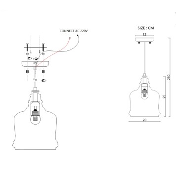 Люстра ImperiumLoft Adria01 101277-26-14