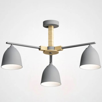 Светильник потолочный ImperiumLoft NOA 3 Gray 101838-26
