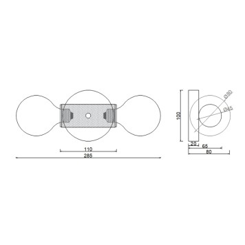 Бра ImperiumLoft 44.559 123280-22-1