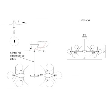 Люстра ImperiumLoft MATISSE01 149659-26-22