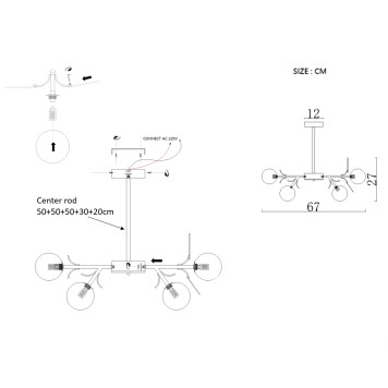 Люстра ImperiumLoft MATISSE-SELF01 167127-26-19