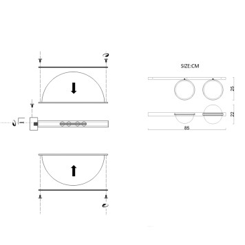 Бра ImperiumLoft 22.93726 168494-22-1
