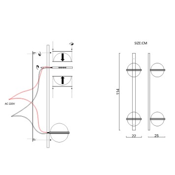Бра ImperiumLoft 22.93726 168495-22-1