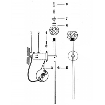 Бра ImperiumLoft 44.305 185376-22-9