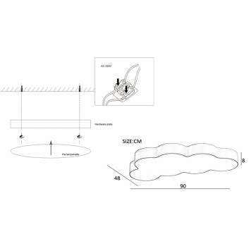 Светильник потолочный ImperiumLoft Cloud01 186679-26-1