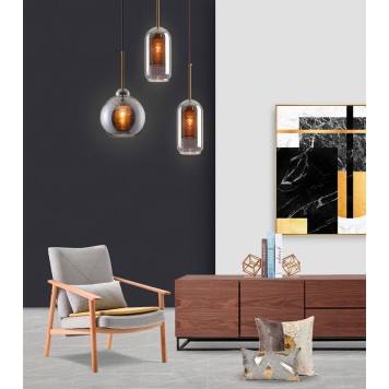 Люстра ImperiumLoft Catch-Smoky01 186740-23-2