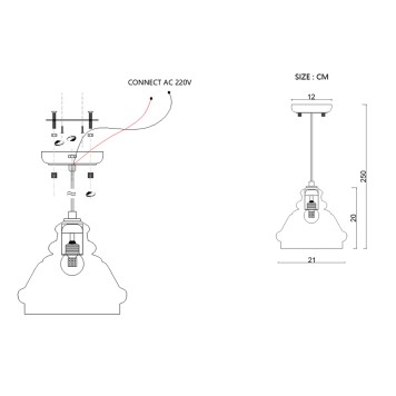 Люстра ImperiumLoft Adria01 189760-26-12