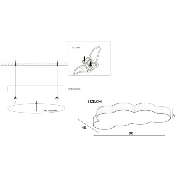 Светильник потолочный ImperiumLoft Cloud01 189776-26-5