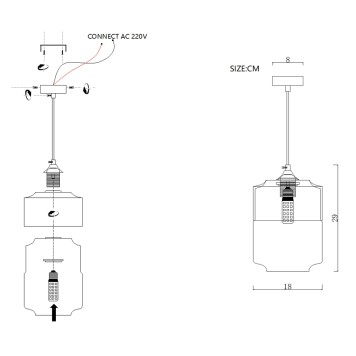 Люстра ImperiumLoft NORD1 190486-26-11