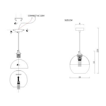 Люстра ImperiumLoft NORD1 190500-26-15