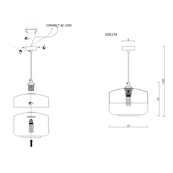 Люстра ImperiumLoft NORD1 190501-26-12