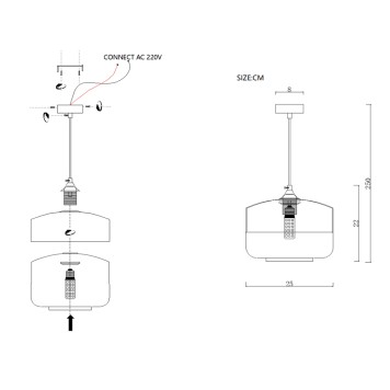 Люстра ImperiumLoft NORD1 190503-26-11