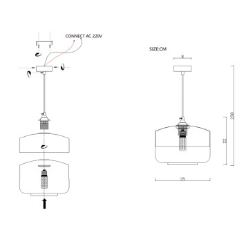 Люстра ImperiumLoft NORD1 190504-26-4