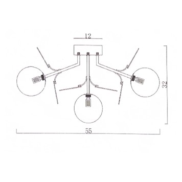 Светильник потолочный ImperiumLoft MATISSE-C01 191892-26-12