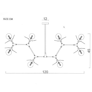 Светильник потолочный ImperiumLoft MATISSE-M01 191894-26-14