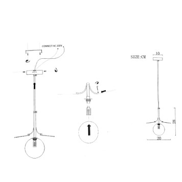 Люстра ImperiumLoft MATISSE-ONE01 191914-26-6
