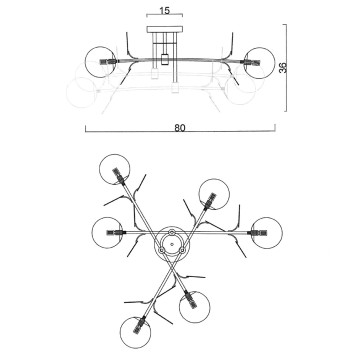 Светильник потолочный ImperiumLoft matisse-b 194950-23-9