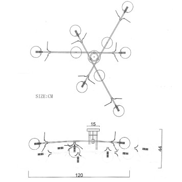 Светильник потолочный ImperiumLoft matisse-b 194951-23-14